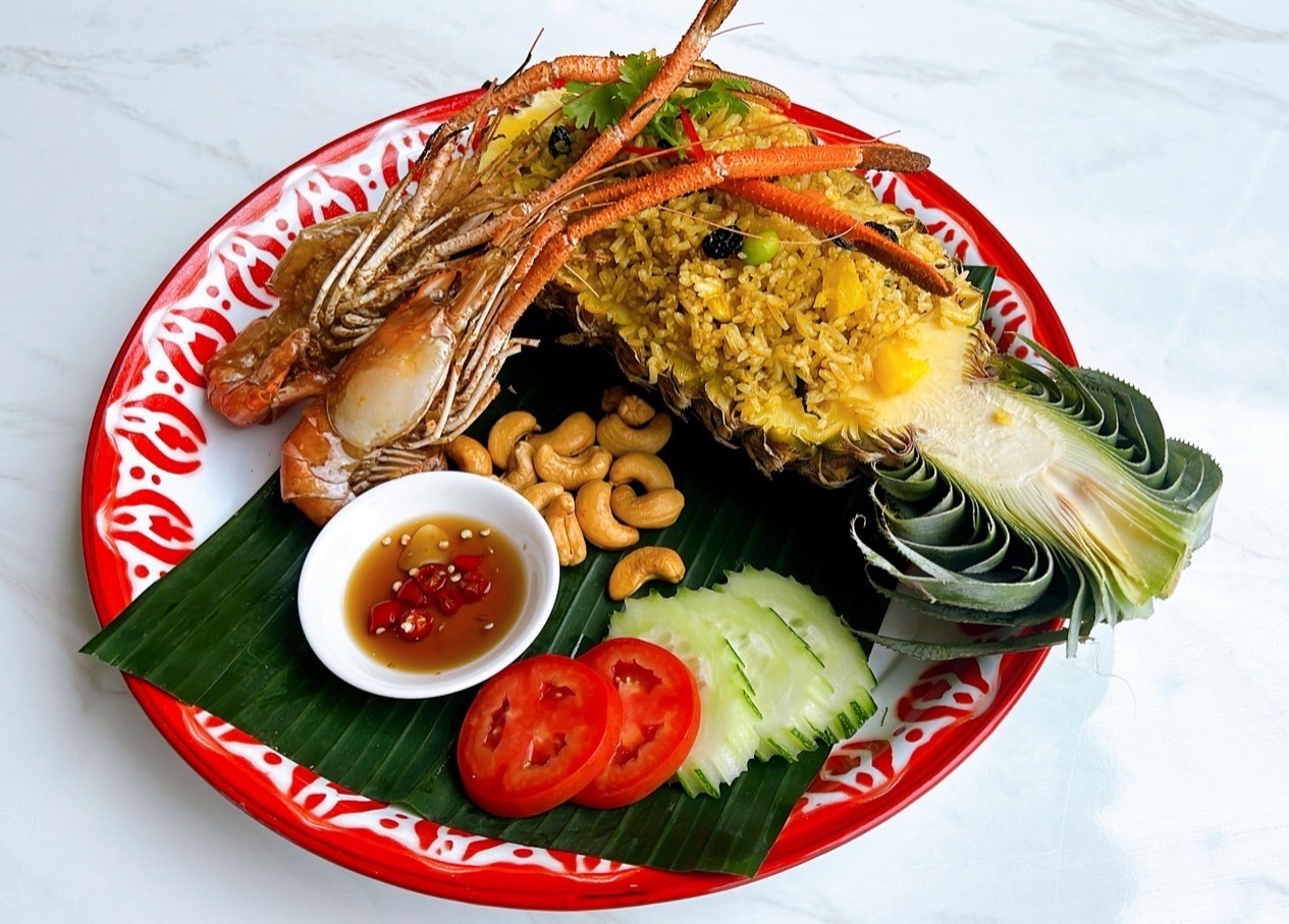 Pineapple Fried Rice with Shrimp