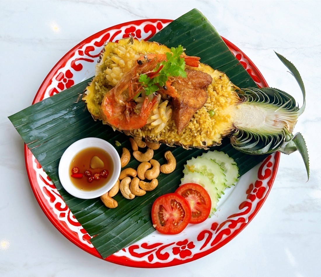 Pineapple Fried Rice with Shrimp